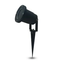 LED Gartenstrahler Motala Garden Mit Erdspieß Und 1.0m Anschlusskabel Ohne Schuko-Stecker Max 35W IP65 GU10 230V