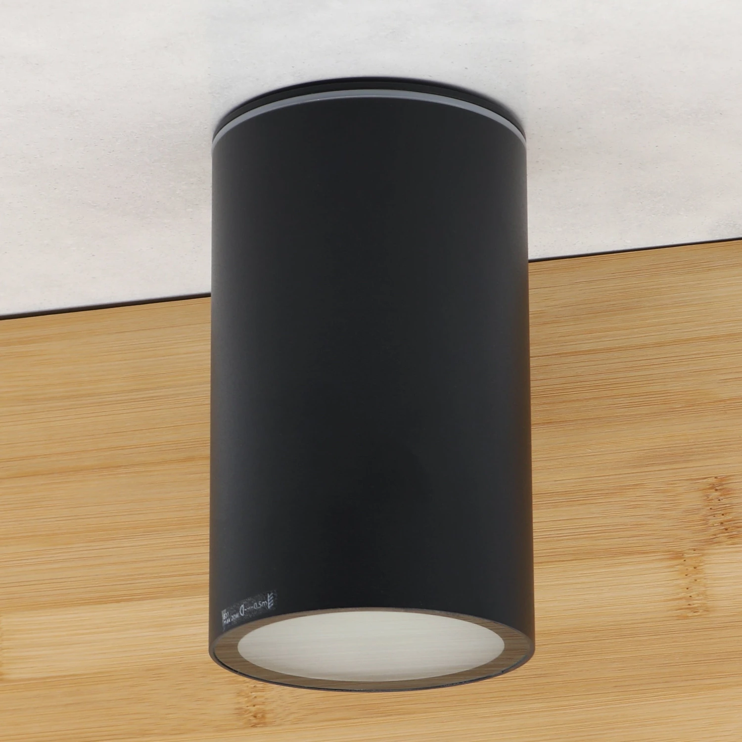 Aufbaustrahler Elvlys Für Außen & Innen Aus Aluminium Und Glas Rund IP65 E27 230V 4 Aufbaustrahler Elvlys Für Außen & Innen Aus Aluminium Und Glas Rund IP65 E27 230V – Bild 4