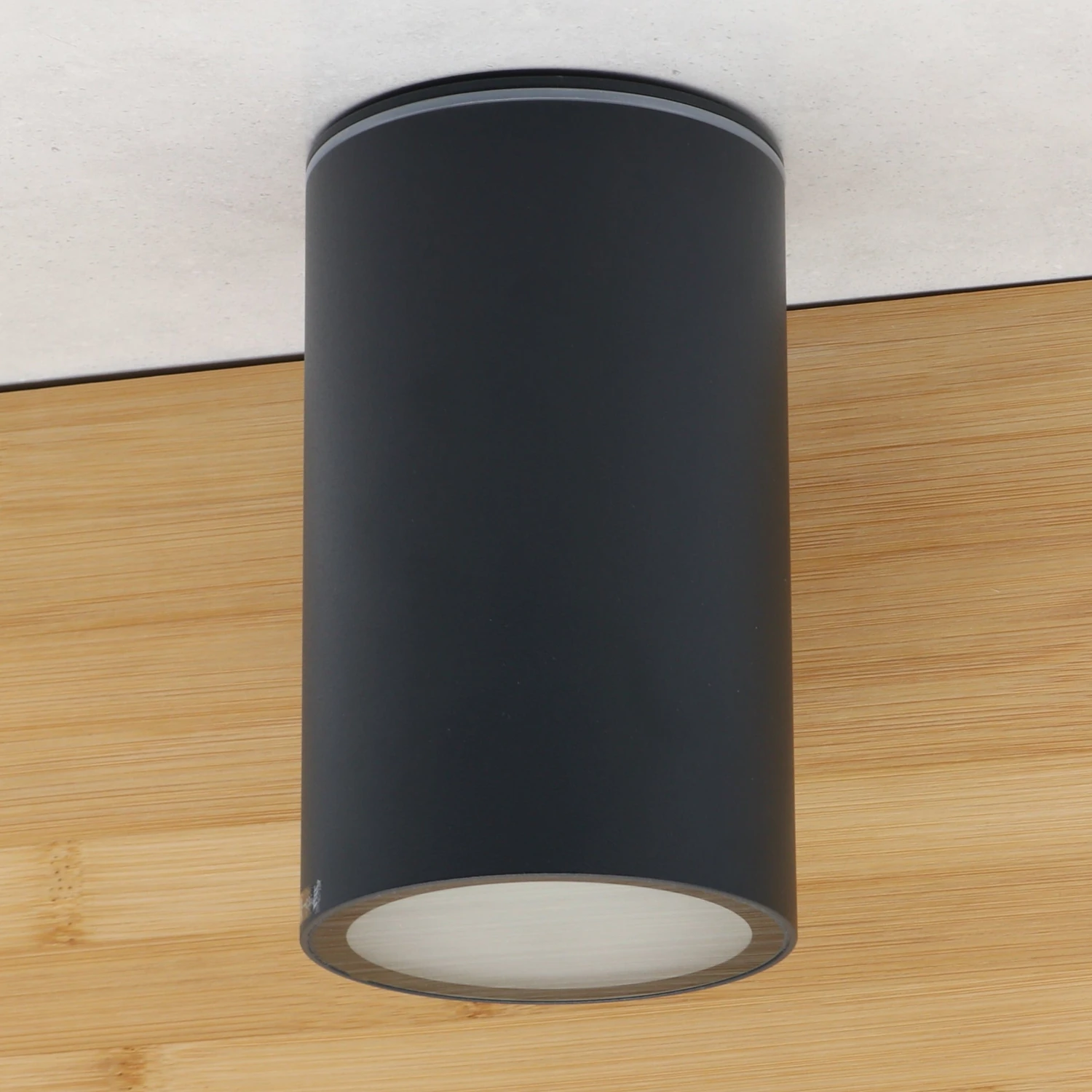 Aufbaustrahler Elvlys Für Außen & Innen Aus Aluminium Und Glas Rund IP65 E27 230V 6 Aufbaustrahler Elvlys Für Außen & Innen Aus Aluminium Und Glas Rund IP65 E27 230V – Bild 6