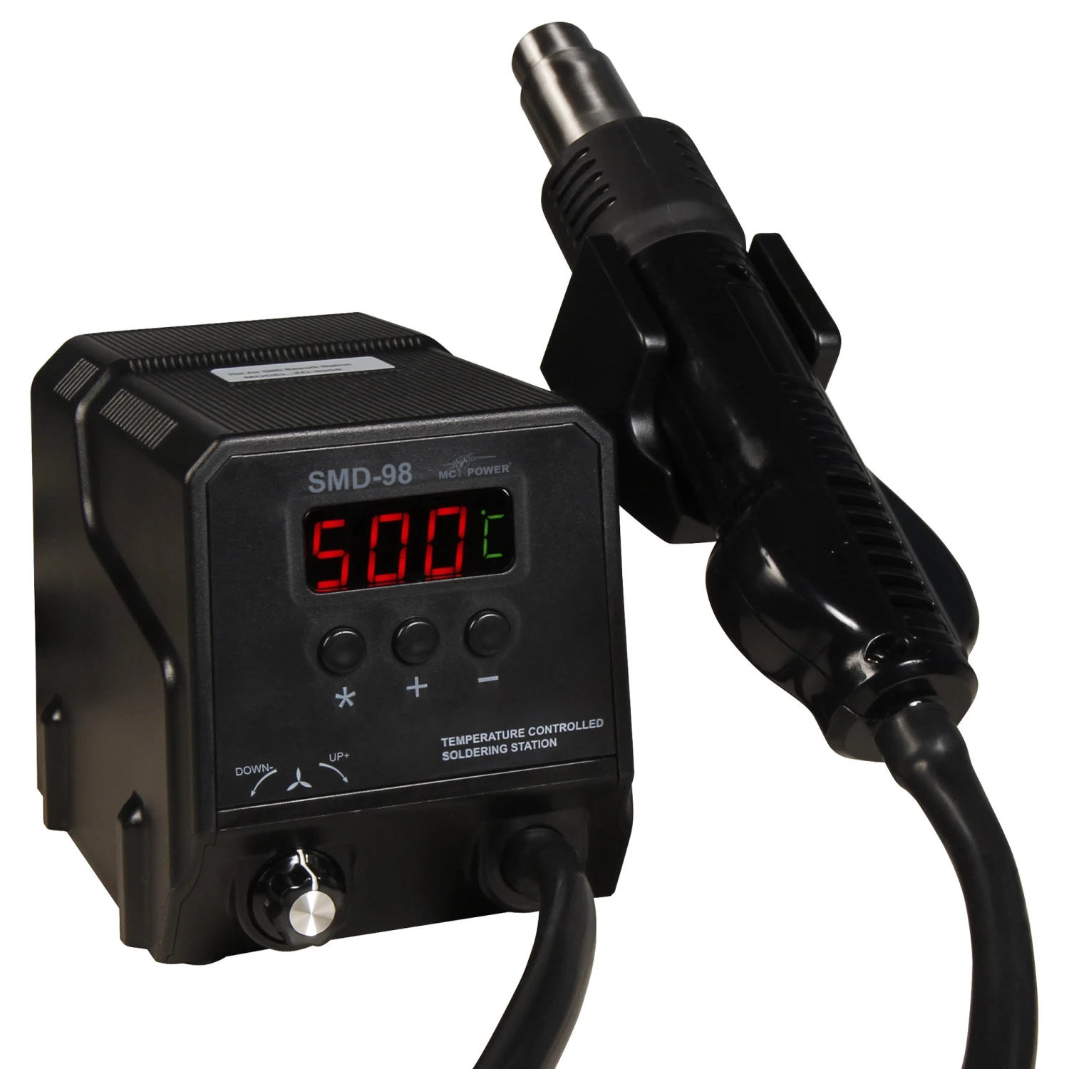 SMD Heißluft-Lötstation McPower "SMD-98" 100-500°C Inkl. 3 Aufsätzen 300W 1 SMD Heißluft-Lötstation McPower "SMD-98" 100-500°C Inkl. 3 Aufsätzen 300W