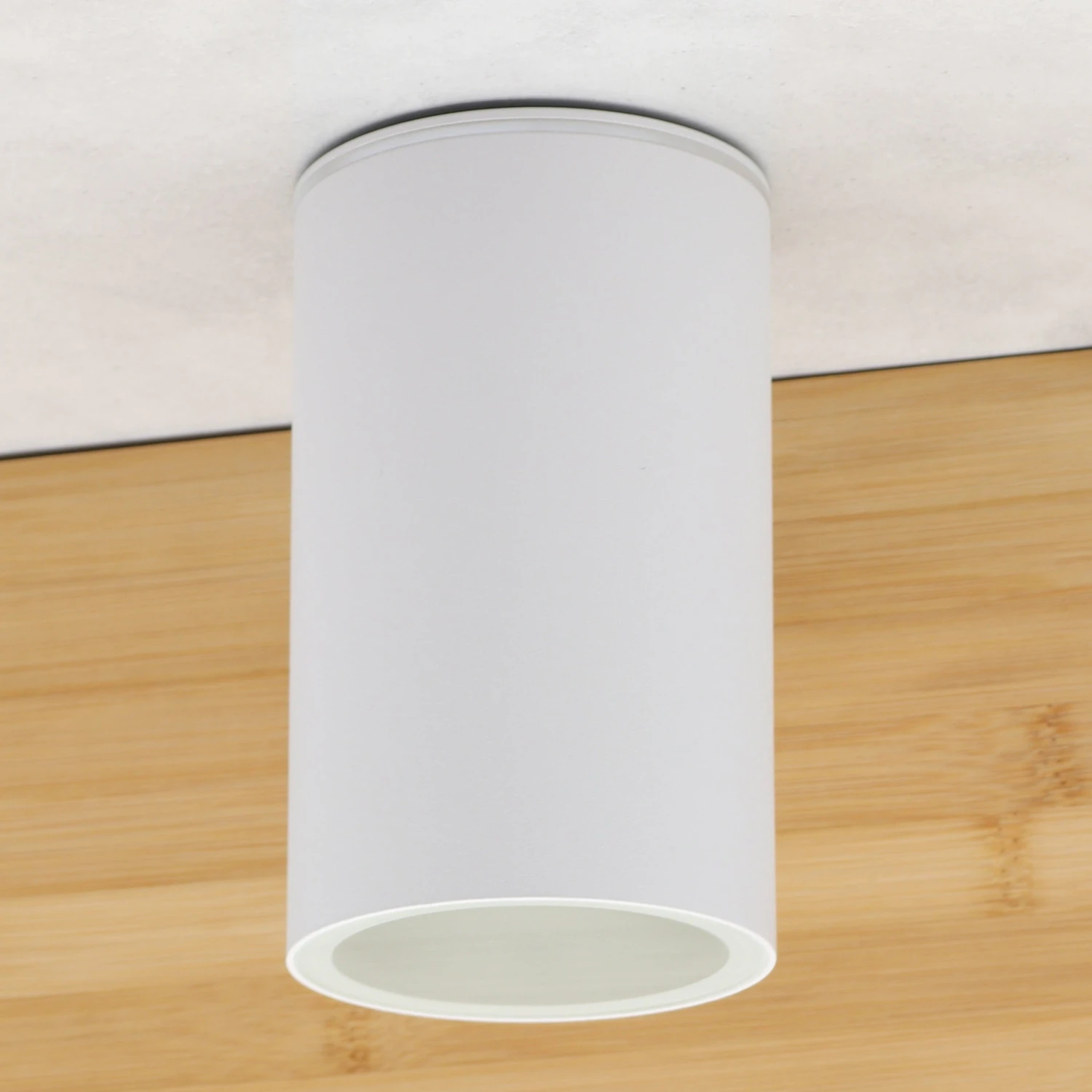 Aufbaustrahler Elvlys Für Außen & Innen Aus Aluminium Und Glas Rund IP65 E27 230V 2 Aufbaustrahler Elvlys Für Außen & Innen Aus Aluminium Und Glas Rund IP65 E27 230V – Bild 2