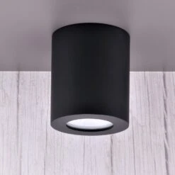 Aufbaustrahler Ljusen IP44 Downlight Rund 95mm X Ø80mm P44 GU10 230V -Lampen Förderung 2021 06 30 0700