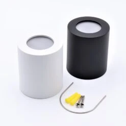 Aufbaustrahler Ljusen IP44 Downlight Rund 95mm X Ø80mm P44 GU10 230V -Lampen Förderung 2021 06 30 0709