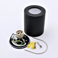 Aufbaustrahler Ljusen IP44 Downlight Rund 95mm X Ø80mm P44 GU10 230V -Lampen Förderung 2021 06 30 0715