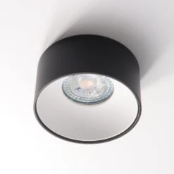LED Einbaustrahler Astral Mini Aus Aluminium Rund 8W Warmweiß Schwarz + Weiß GU10 230V
