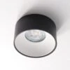 Einbaustrahler Riti Mini Aus Aluminium Rund Schwarz + Weiß GU10 230V