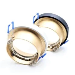 Einbaustrahler Skærme Rund Aus Aluminium Schwarz + Gold 230V GU10 -Lampen Förderung 2022 04 20 6466 92653248 693c 415c 95bb 542ccbf51805