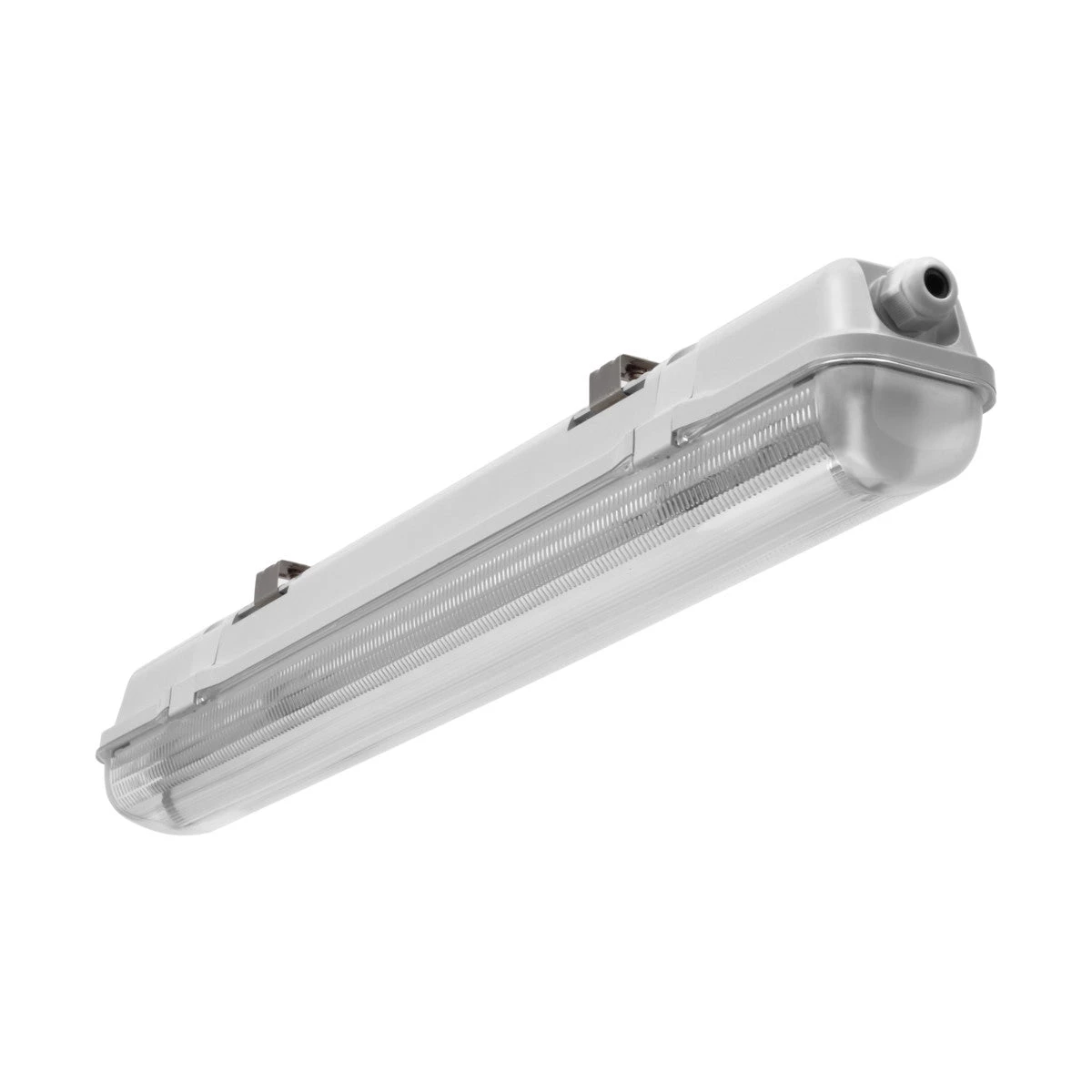 LED-Feuchtraum-Wannenleuchte Ivalo Grau 126cm G13 T8 IP65 230V 1 LED-Feuchtraum-Wannenleuchte Ivalo Grau 126cm G13 T8 IP65 230V