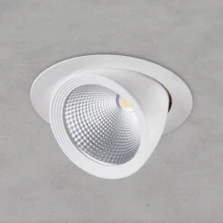 Downlight HIMA LED 23W-NW [2519lm] LED Weiß Schwarz Ø190mm IP20 230V -Lampen Förderung 22843 shadow