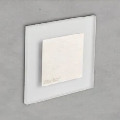 LED Treppeneinbauleuchte APUS Mit Trafo Edelstahl Eckig Warmweiß / Kaltweiß, 1.3W / IP20 / 230V