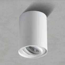 Aufbauleuchte Solglans XS Rund Weiß GU10 230V -Lampen Förderung 25479 shadow