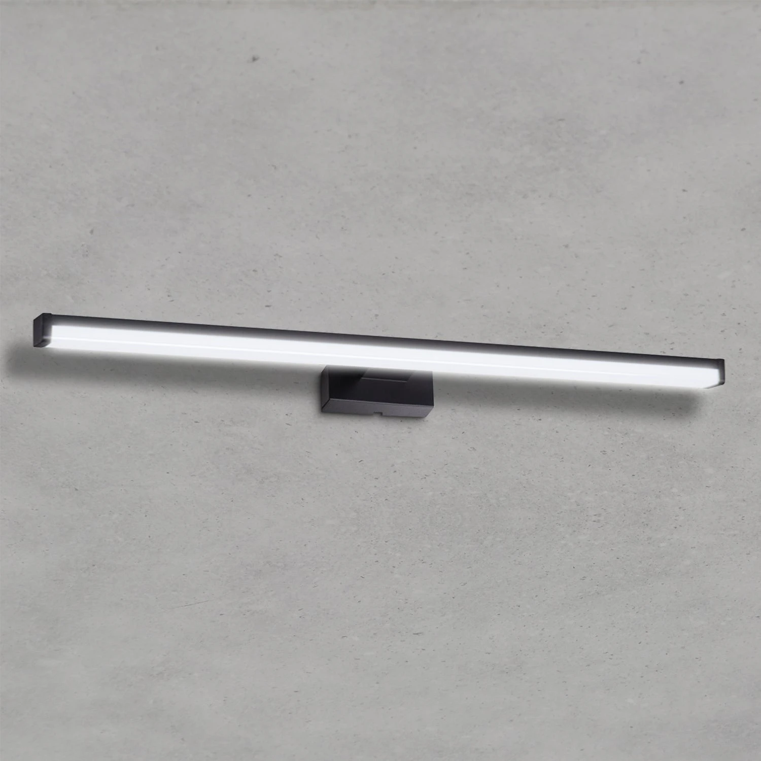 LED Spiegelwandleuchte Glitrende Aus Aluminium Schwarz Neutralweiß 8W 12W 15W IP44 230V 2 LED Spiegelwandleuchte Glitrende Aus Aluminium Schwarz Neutralweiß 8W 12W 15W IP44 230V – Bild 2