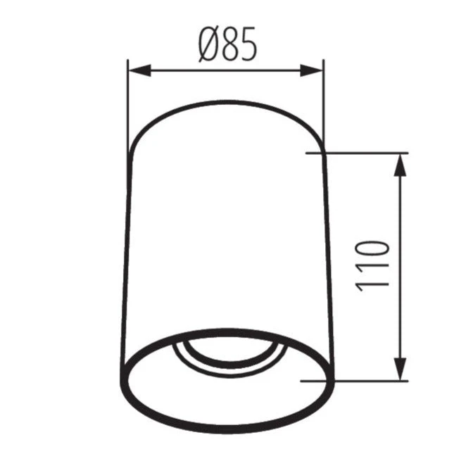 Aufbaustrahler Riti W/W Rund Weiß + Weiß 230V GU10 4 Aufbaustrahler Riti W/W Rund Weiß + Weiß 230V GU10 – Bild 4
