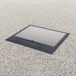 Bodensteckdose BIURO+ 04-0011-100 245x225mm Anthrazit/Edelstahl/Schwarz IP20 250V -Lampen Förderung 28301 af8d8234 ec03 4b9f b8d2 1bc7dafa077e