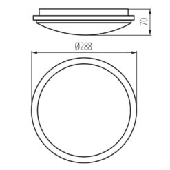 LED Decken- Wandleuchte LED Rund Weiß Himmellys LED 18W Oder 24W Neutralweiss IP54 230V -Lampen Förderung 288