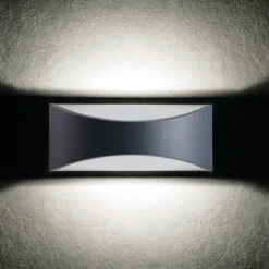 Außen Wandleuchte Bergglans LED EL 8W Up&down Aus Aluminium IP54 8W 230V