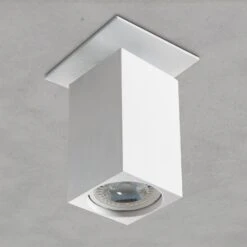 Einbaustrahler Skimra Aus Aluminium Eckig 80mm X 80mm IP20 GU10 230V -Lampen Förderung 29312 shadow