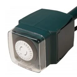 Mechanische Zeitschaltuhr Mit Erdspieß Und 2-fach Steckdose IP44 / 230V