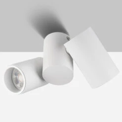 Aufbaustrahler Lyset Flammig Rund Weiß GU10 230V