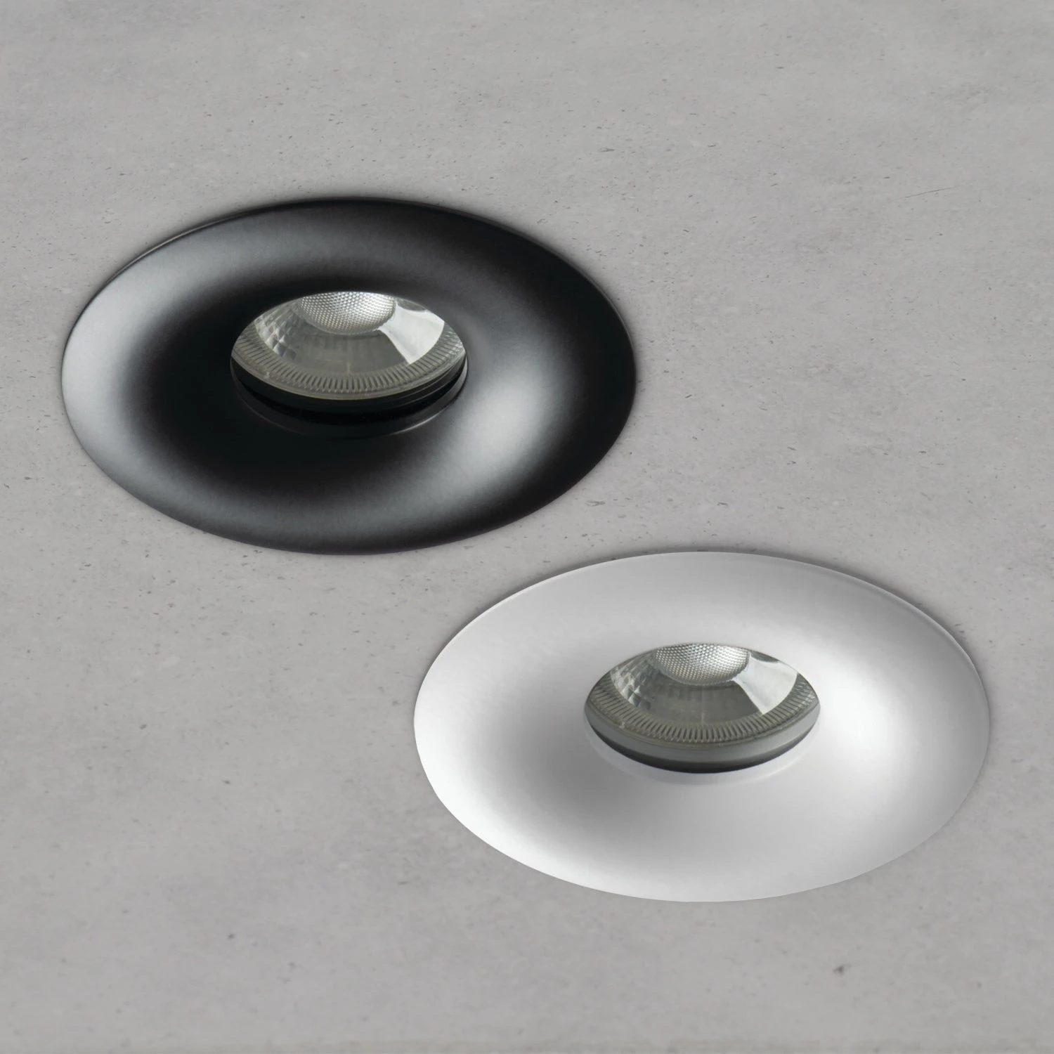 Einbaustrahler Fjellgløtt Aus Aluminium Rund Weiß Schwarz Ø90mm GU10 230V 1 Einbaustrahler Fjellgløtt Aus Aluminium Rund Weiß Schwarz Ø90mm GU10 230V