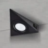 LED Möbelunterbauleuchte Aftenrød Dreieckstrahler Mit Oder Ohne Schalter Schwarz IP20 G4 12V