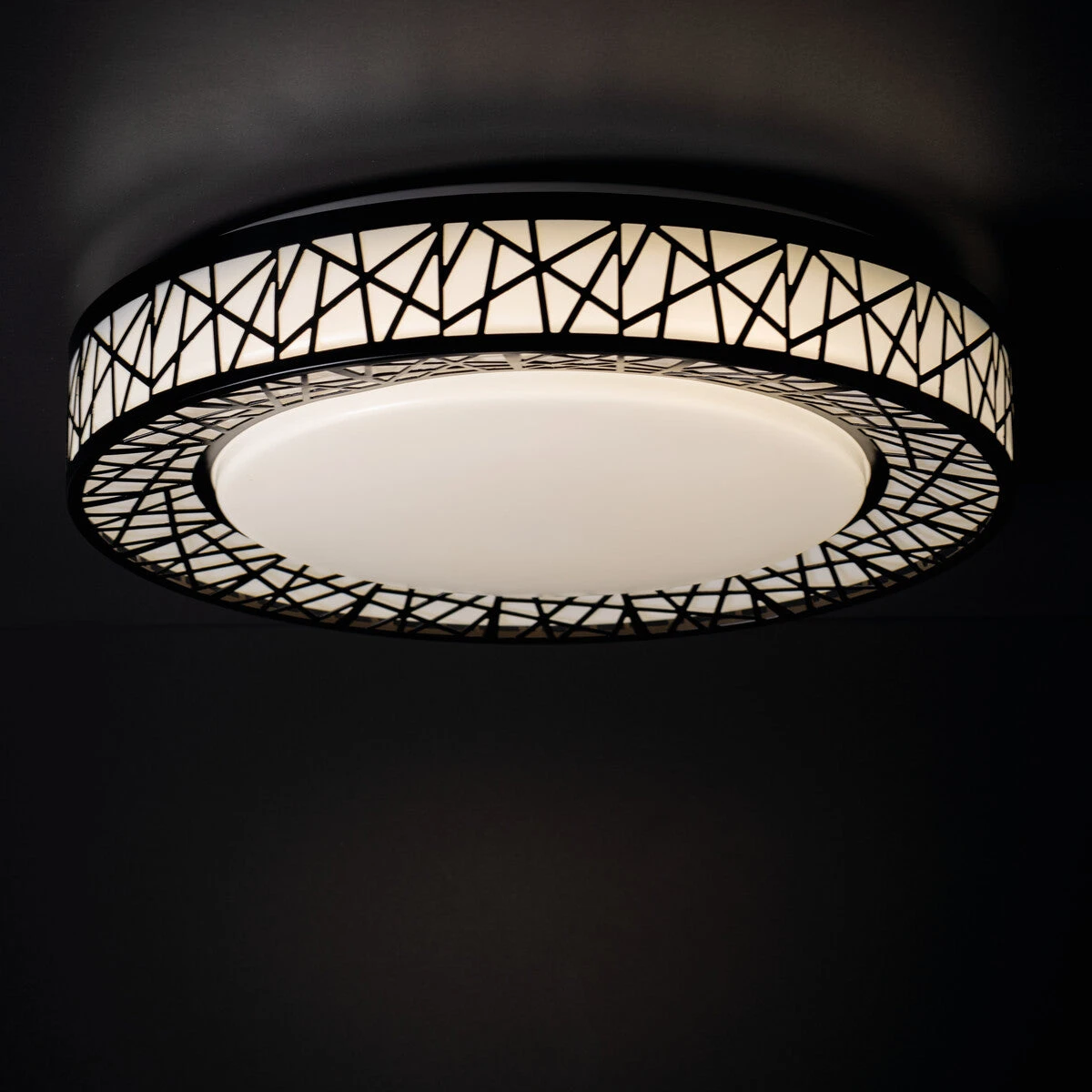 LED Deckenleuchte Stjerneglød Rund Schwarz Weiß Ø38cm 17.5W 4000K IP20 230V 1 LED Deckenleuchte Stjerneglød Rund Schwarz Weiß Ø38cm 17.5W 4000K IP20 230V