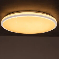 LED Deckenleuchte Lysvind Rund Weiß Ø49cm 37W CCT Warm-, Neutral-, Kaltweiß IP20 230V