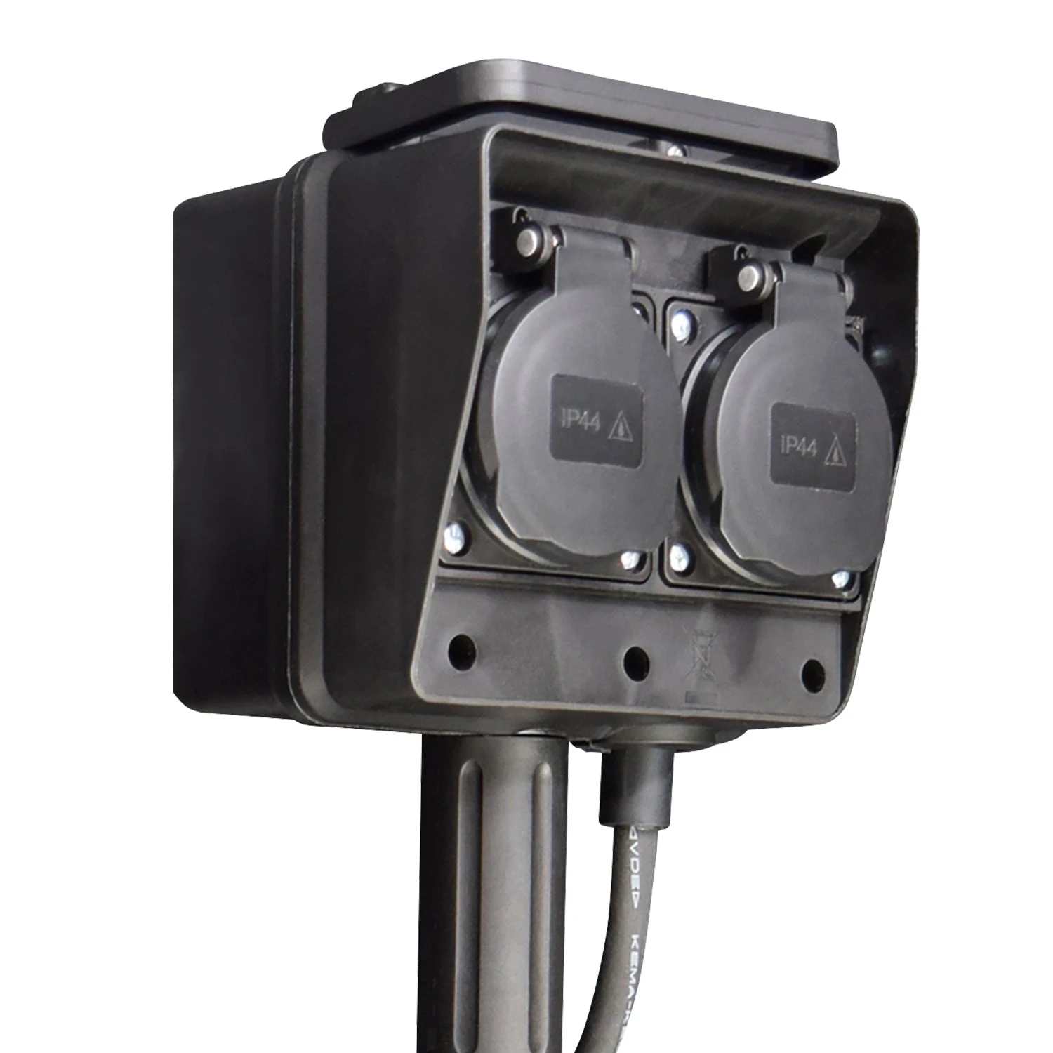 Gartensteckdose Mit Erdspieß 4-fach + 3m Anschlusskabel Max 4x 4A IP44 230V 4 Gartensteckdose Mit Erdspieß 4-fach + 3m Anschlusskabel Max 4x 4A IP44 230V – Bild 4