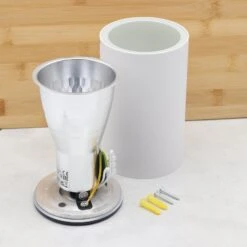 Aufbaustrahler Elvlys Für Außen & Innen Aus Aluminium Und Glas Rund IP65 E27 230V 20 Aufbaustrahler Elvlys Für Außen & Innen Aus Aluminium Und Glas Rund IP65 E27 230V -Lampen Förderung 3 W