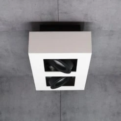 Aufbaustrahler Fjord 2-flammig Eckig Weiß 230V 9 Aufbaustrahler Fjord 2-flammig Eckig Weiß 230V -Lampen Förderung 4 e35fea3b 7d7d 4db5 b3f6 c28b06686eb8