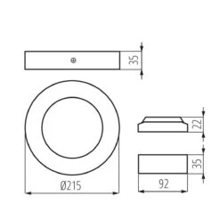 Deckenleuchte Lyst Downlight Nickel Satiniert 18W Neutralweiss IP20 230V -Lampen Förderung 5UVe76lA