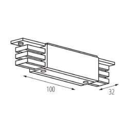 Innenverbinder TEAR N CON-I Weiß Und Schwarz -Lampen Förderung 7WrGDkkQ