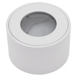 Aufbaustrahler Aus Aluminium MILANO SMALL (Weiß-Matt) + LED SMART 5W Warmweiß + RGB Extra-flach IP44 230V 8 Aufbaustrahler Aus Aluminium MILANO SMALL (Weiß-Matt) + LED SMART 5W Warmweiß + RGB Extra-flach IP44 230V -Lampen Förderung Aufbaurahmen McShine KL 44 rund wei xH 80x50mm I 1 53254bd9 9a81 4b00 ac6d f834a6d0e4d5 9