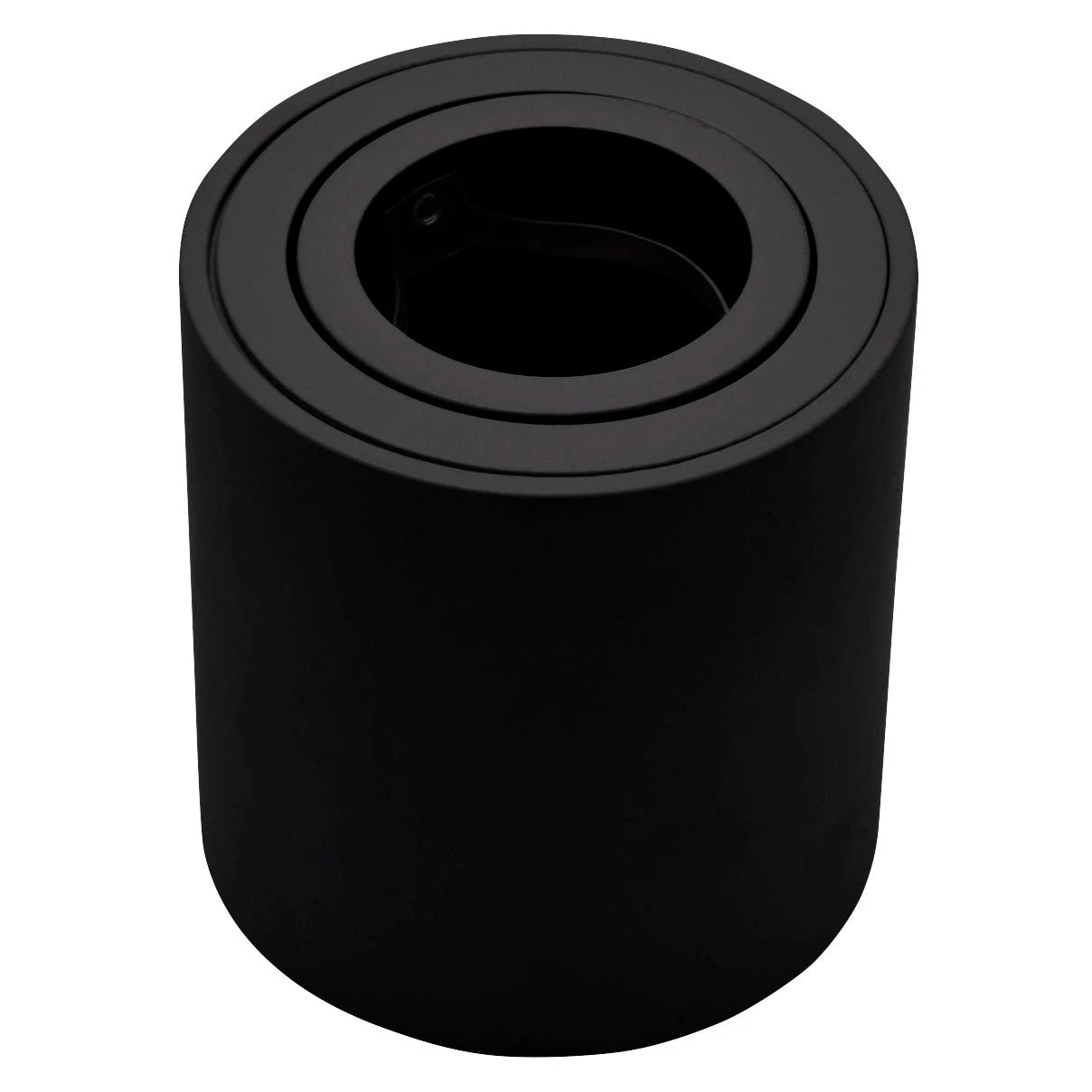 Aufbauleuchte Milano Rund Schwarz Matt GU10 230V 2 Aufbauleuchte Milano Rund Schwarz Matt GU10 230V – Bild 2