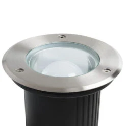 Bodeneinbaustrahler XARD DL-40 Bodenspot, Edelstahl, Rund, Max 40W / IP67 / E27 / 230V