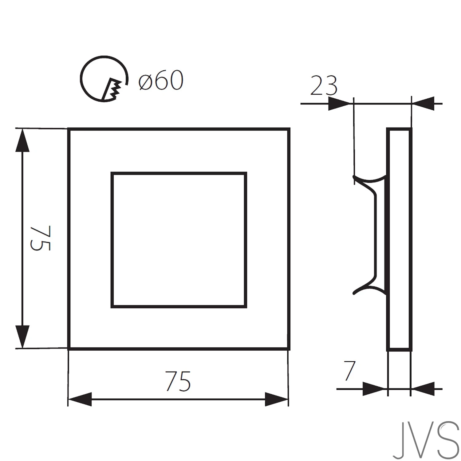 LED Treppeneinbauleuchte APUS Mit Trafo Edelstahl Eckig Warmweiß / Kaltweiß, 1.3W / IP20 / 230V 2 LED Treppeneinbauleuchte APUS Mit Trafo Edelstahl Eckig Warmweiß / Kaltweiß, 1.3W / IP20 / 230V – Bild 2