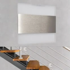 LED Treppeneinbauleuchte Mørklys Mit Trafo, Edelstahl, Eckig, Warmweiß / Kaltweiß, 1.3W / IP20 / 230V -Lampen Förderung CARLO Q R W1