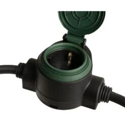 Garten-Verlängerungskabel 10m Mit 3 Steckdosen IP44 5m+2,5m+2,5m -Lampen Förderung Garten Verl ngerungskabel McPower 3 Steckdosen I 0