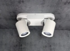 Wand-Deckenleuchte Skinn 2-Flammig Horizontal Und Vertikal Einstellbar Schwarz Oder Weiß IP20 GU10 230V -Lampen Förderung IMG 0012