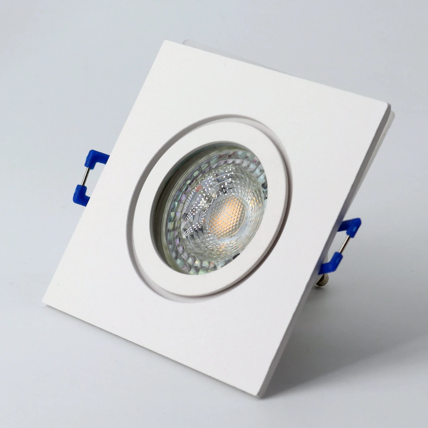 LED Einbaustrahler Star IP44 Für Außen & Innen 6.2W Dimmbar Eckig Weiß GU10 230V 1 LED Einbaustrahler Star IP44 Für Außen & Innen 6.2W Dimmbar Eckig Weiß GU10 230V