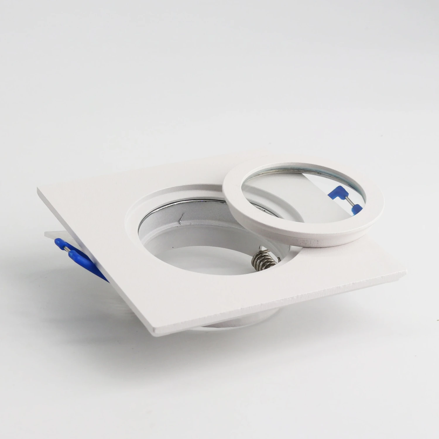 LED Einbaustrahler Star IP44 Für Außen & Innen 6.2W Dimmbar Eckig Weiß GU10 230V 4 LED Einbaustrahler Star IP44 Für Außen & Innen 6.2W Dimmbar Eckig Weiß GU10 230V – Bild 4