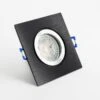 LED Einbaustrahler Star IP44 6.2W Dimmbar Eckig Schwarz GU10 230V
