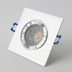 LED Einbaustrahler Star IP44 LED 6.2W Dimmbar Eckig Alu Gebürstet GU10 230V 9 LED Einbaustrahler Star IP44 LED 6.2W Dimmbar Eckig Alu Gebürstet GU10 230V -Lampen Förderung IMG 4341Kopie 5b1ab329 ee96 4d56 ab87 7b29297a7783