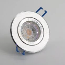 LED Einbaustrahler Star 6.2W Dimmbar Rund Alu-Silber-Gebürstet GU10 230V -Lampen Förderung IMG 4349Kopie ce34dda3 ade8 412d baa2 38a1e17914d8