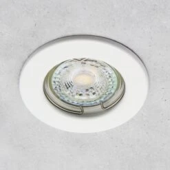 LED Einbaustrahler Decoro Starr 6.2W Dimmbar Rund Weiß GU10 230V -Lampen Förderung IMG 4381