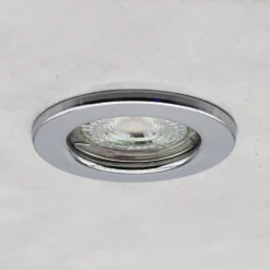 LED Einbaustrahler Decoro 6.2W Dimmbar Starr Rund Chrom GU10 230V -Lampen Förderung IMG 4384 scaled