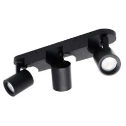 Wand-Deckenleuchte Skinn 3-Flammig Horizontal Und Vertikal Einstellbar Schwarz Oder Weiß IP20 GU10 230V -Lampen Förderung IMG 6184