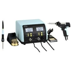 Lötcenter McPower "Digital 940" 60W-Lötkolben 90W-Löt- & Entlötpistole 24V