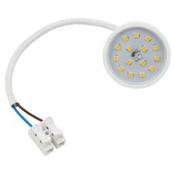 LED Dimmbar 7W Stufenlos Extra Flach [nur 23mm Einbautiefe] Warmweiß Neutralweiß 230V -Lampen Förderung LED Modul McShine 7W 470 Lumen 230V 50x23mm warm 11 2 5