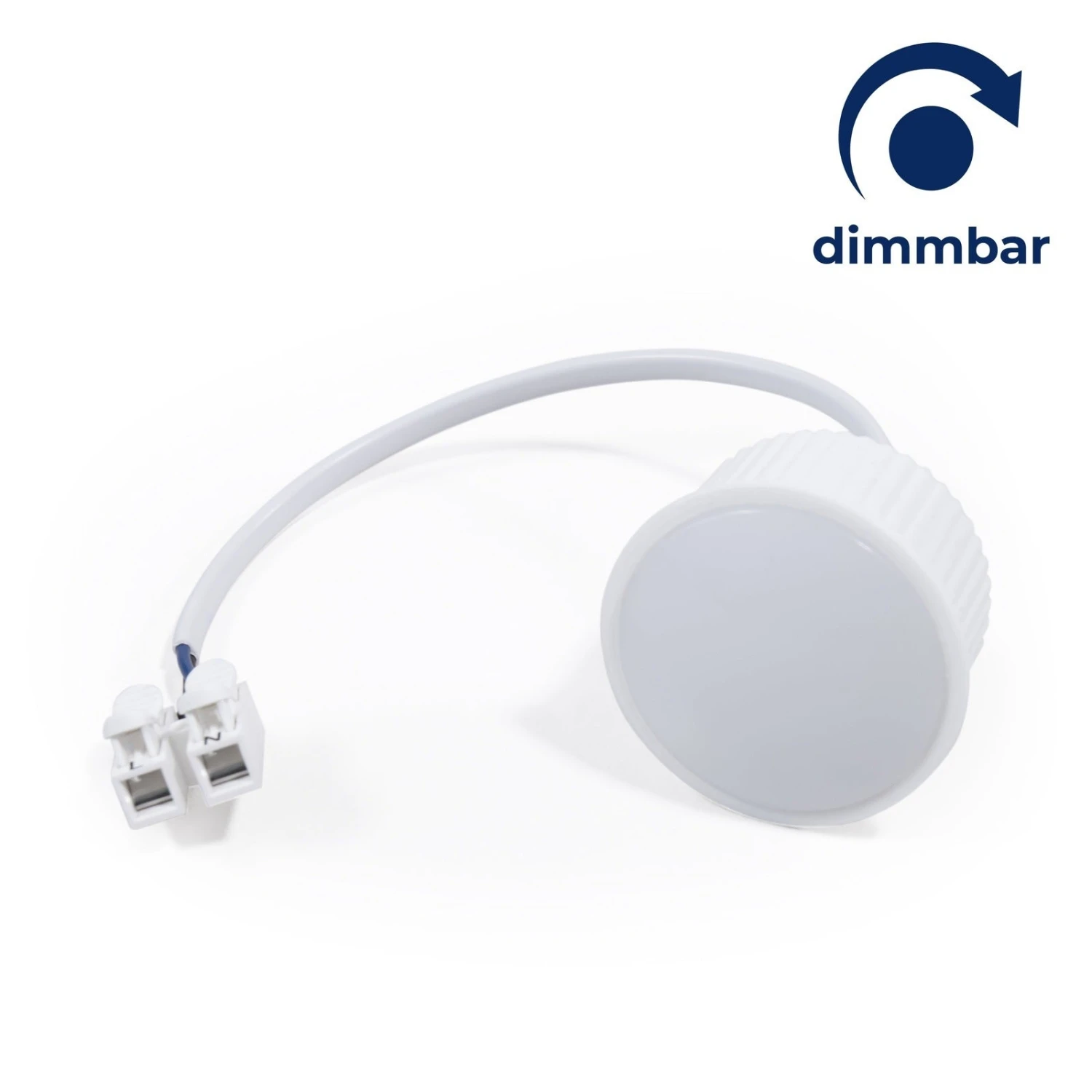 Aufbaustrahler Aus Aluminium MILANO SMALL (Rund - Weiß-Matt) + LED Dimmbar Modul 7W Warmweiß Neutralweiß Extra-flach IP44 230V 2 Aufbaustrahler Aus Aluminium MILANO SMALL (Rund - Weiß-Matt) + LED Dimmbar Modul 7W Warmweiß Neutralweiß Extra-flach IP44 230V – Bild 2